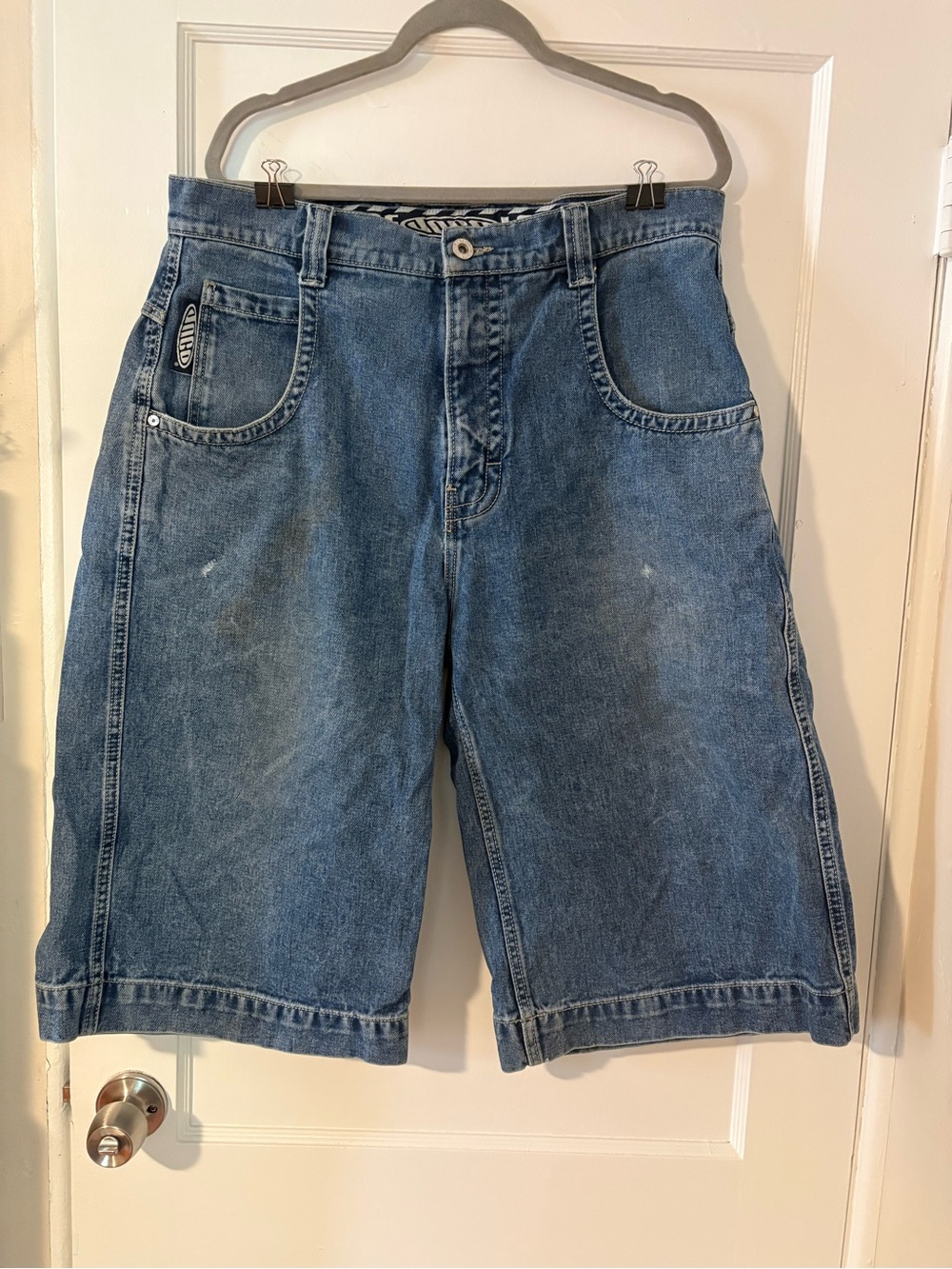 90s Y2K Styled JNCO JEANS Wide Load Men’s 36 Denim Jorts Skater Shorts Baggy